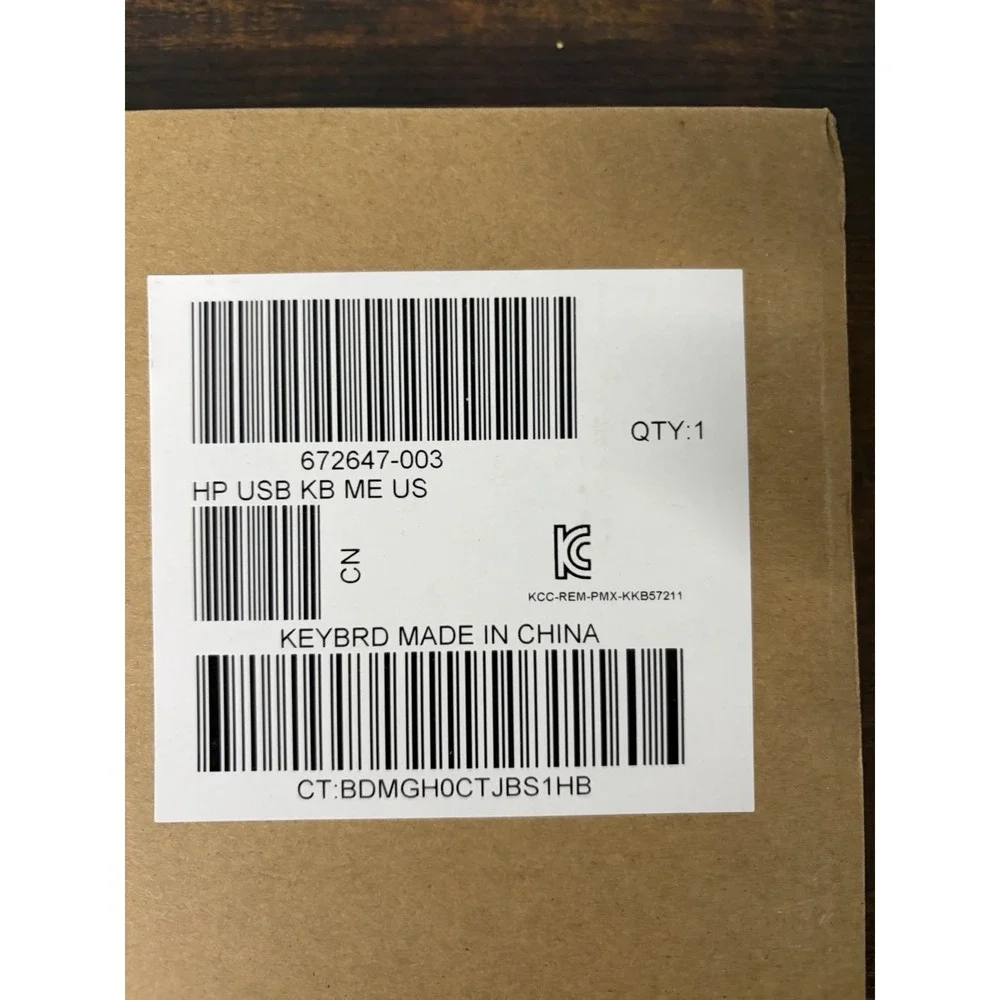 HP‎ Primax Electronics USB Corded Keyboard Standard In Box NEW Model KB57211